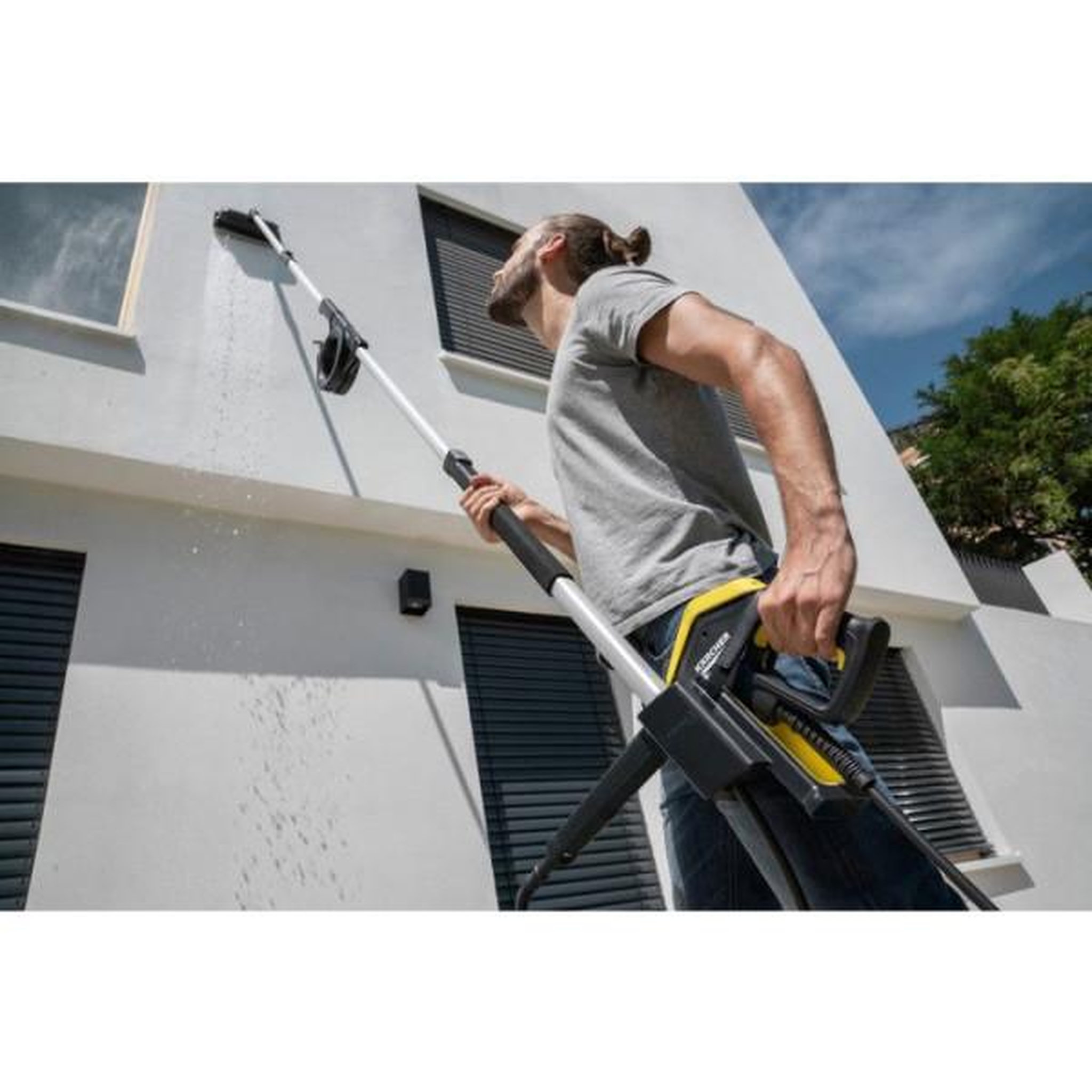 Voir la diapositive 4 : KARCHER Lance télescopique haute pression tla 4 karcher + accessoire spécial vitres et façades