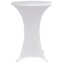 Voir la diapositive 4 : VIDAXL Housses elastiques de table Ø 60 cm Blanc 4 pcs