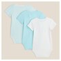 Voir la diapositive 2 : IN EXTENSO Lot de 3 bodies manches courtes koala bébé garçon