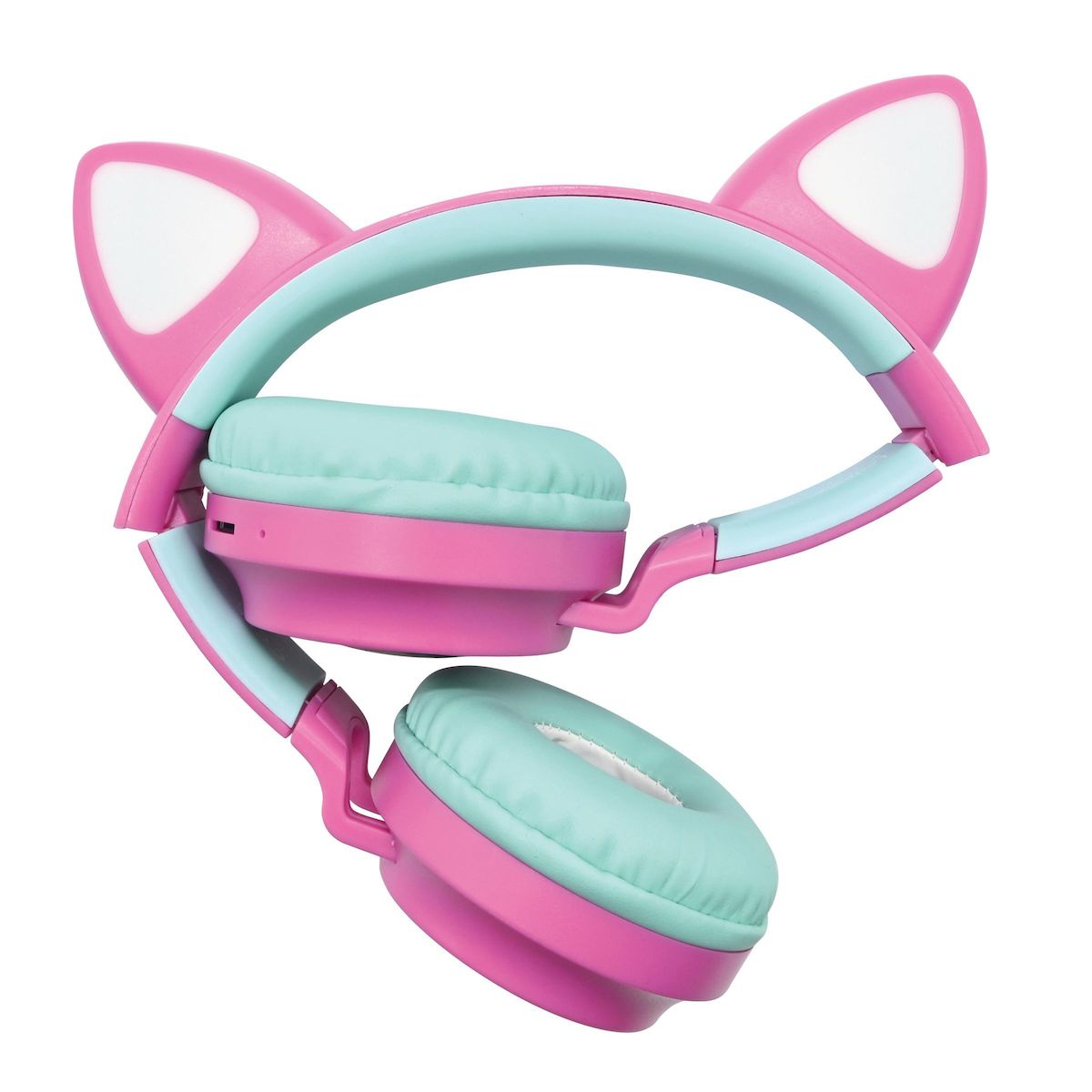 Lexibook Casque Barbie sans fil rechargeable lumineux avec oreilles de chat