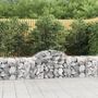 Voir la diapositive 1 : VIDAXL Paniers a gabions arques 18 pcs 200x50x60/80 cm fer galvanise