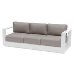 HESPERIDE Canapé de jardin en aluminium Allure. Coloris disponibles : Gris