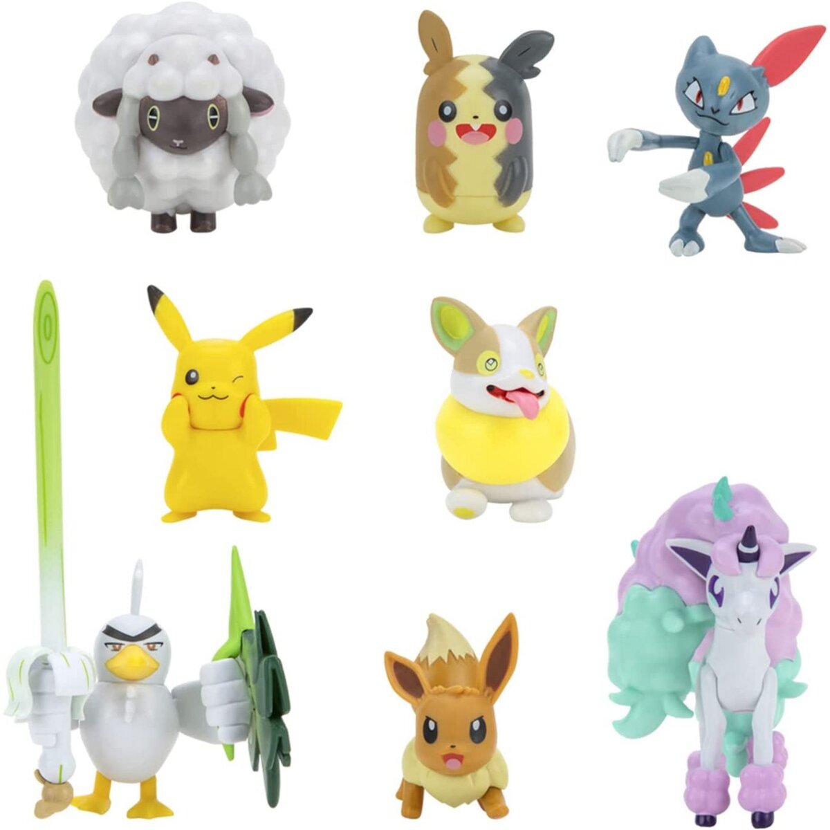 BANDAI Pack de 8 figurines Pokémon Collection n°7