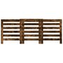 Voir la diapositive 3 : VIDAXL Cache-radiateur chene fume 205x21,5x83,5 cm bois d'ingenierie