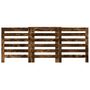 Voir la diapositive 3 : VIDAXL Cache-radiateur chene fume 205x21,5x83,5 cm bois d'ingenierie