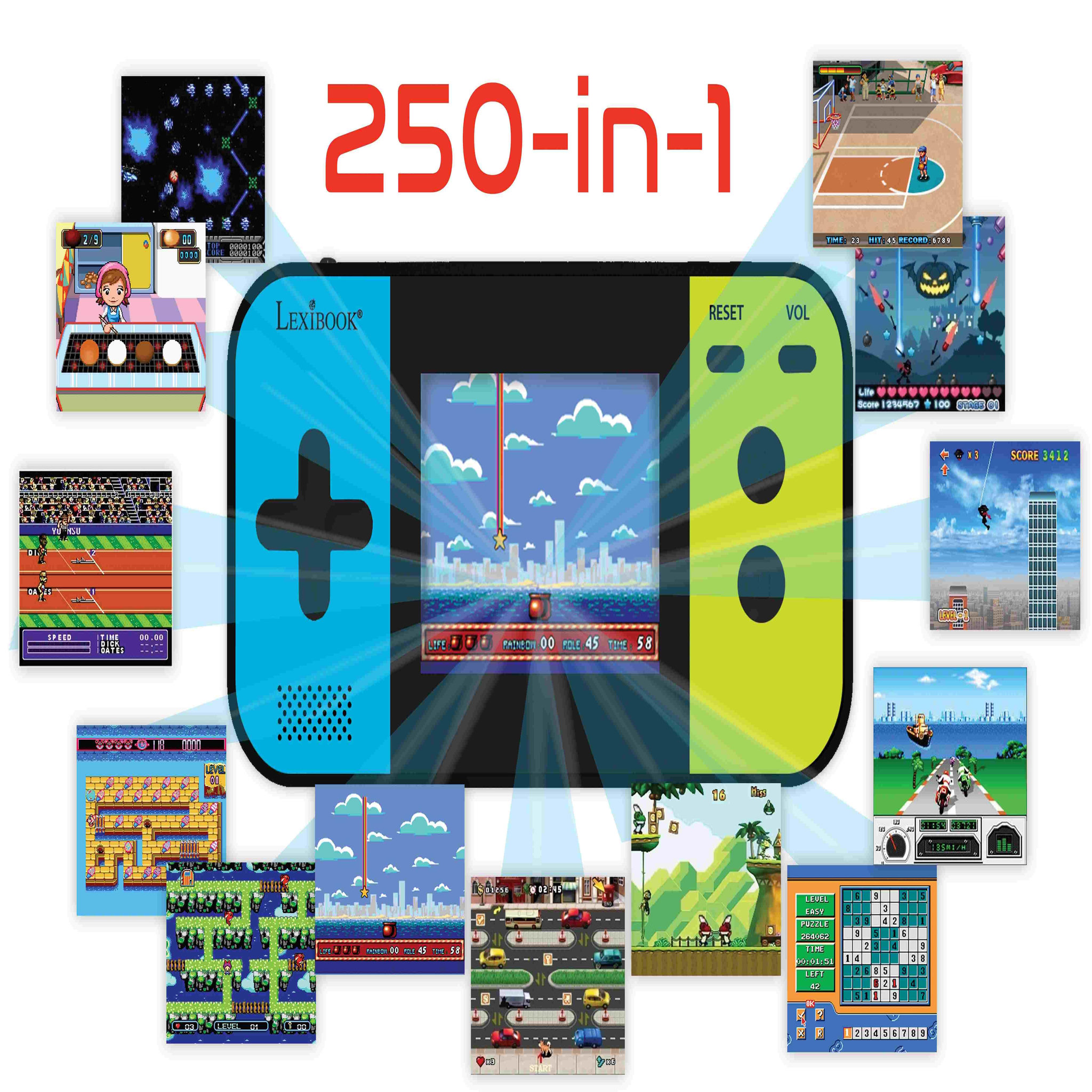 Voir la diapositive 2 : Lexibook Console de jeux portable couleur Cyber Arcade Pocket