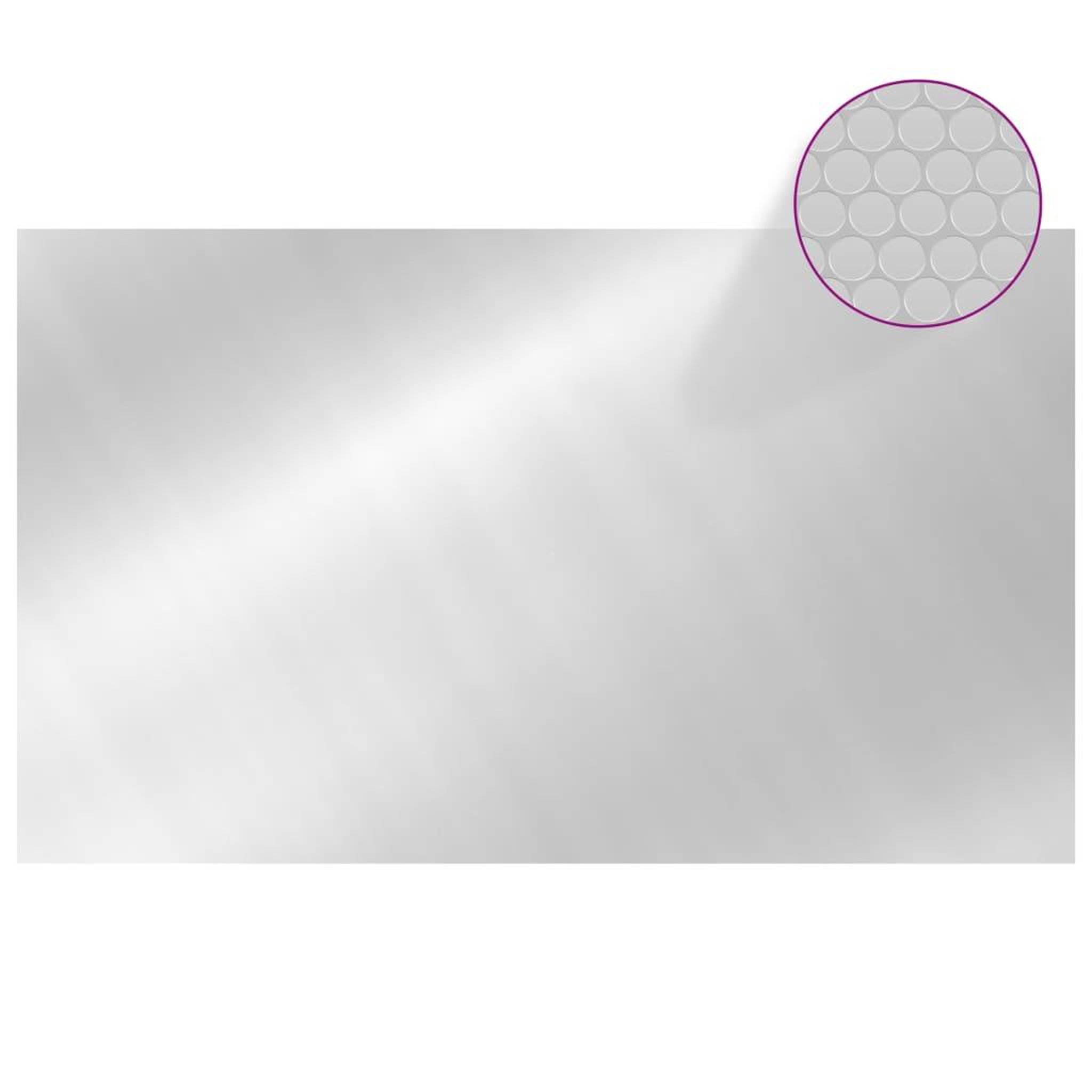 Voir la diapositive 2 : VIDAXL Couverture de piscine rectangulaire 1000x600 cm PE Argente