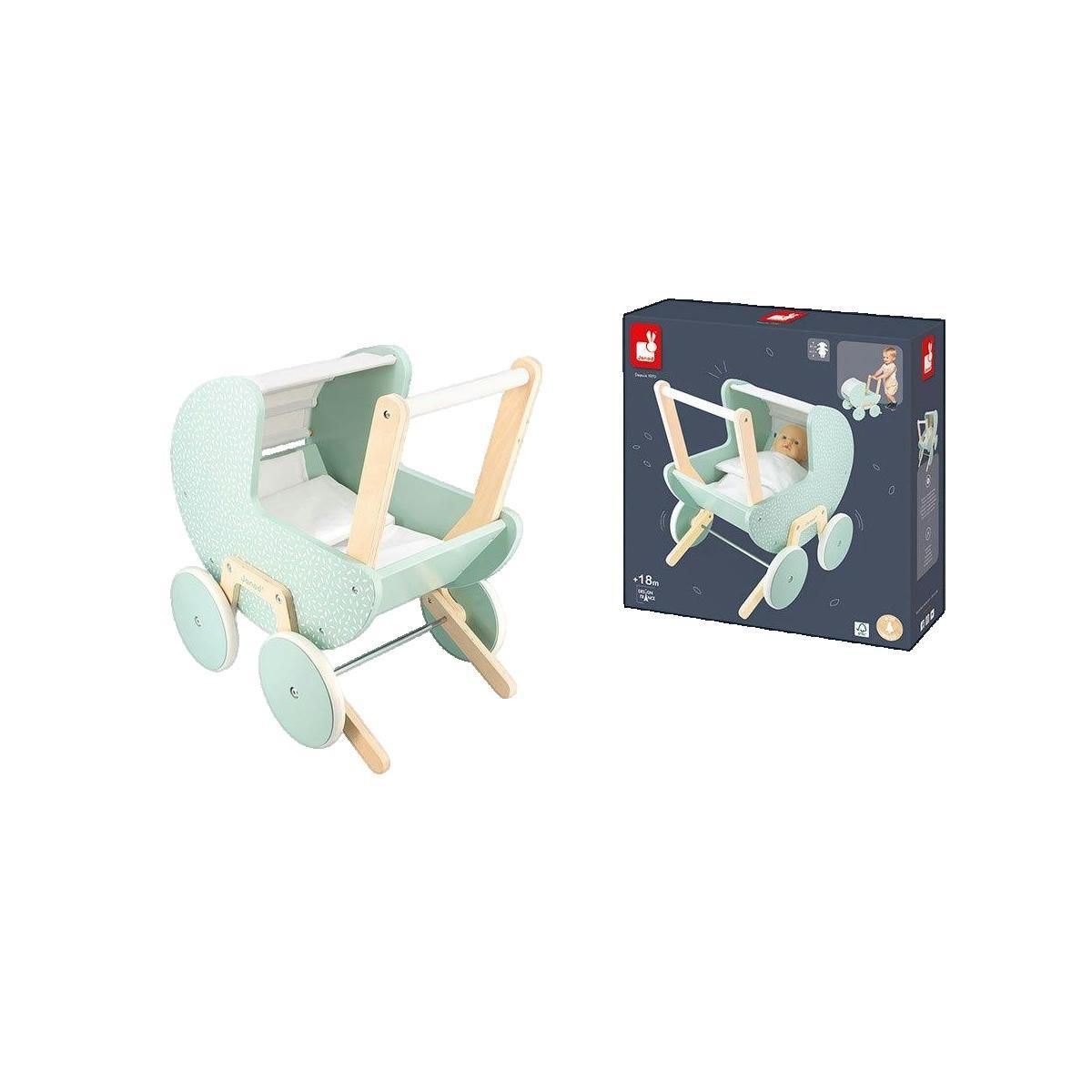 JANOD Landau pour poupée Janod Zen vert