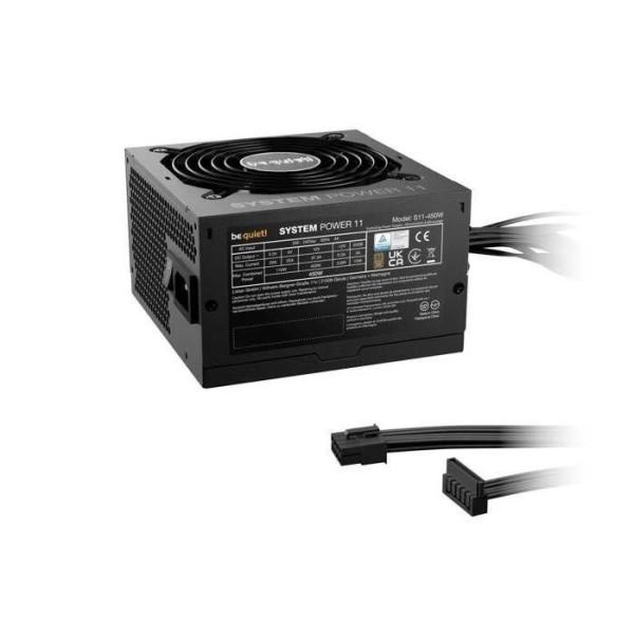 Voir la diapositive 4 : BE QUIET Alimentation pc - be quiet! - system power 11 - 450 w - bp009eu - fiable et silencieuse
