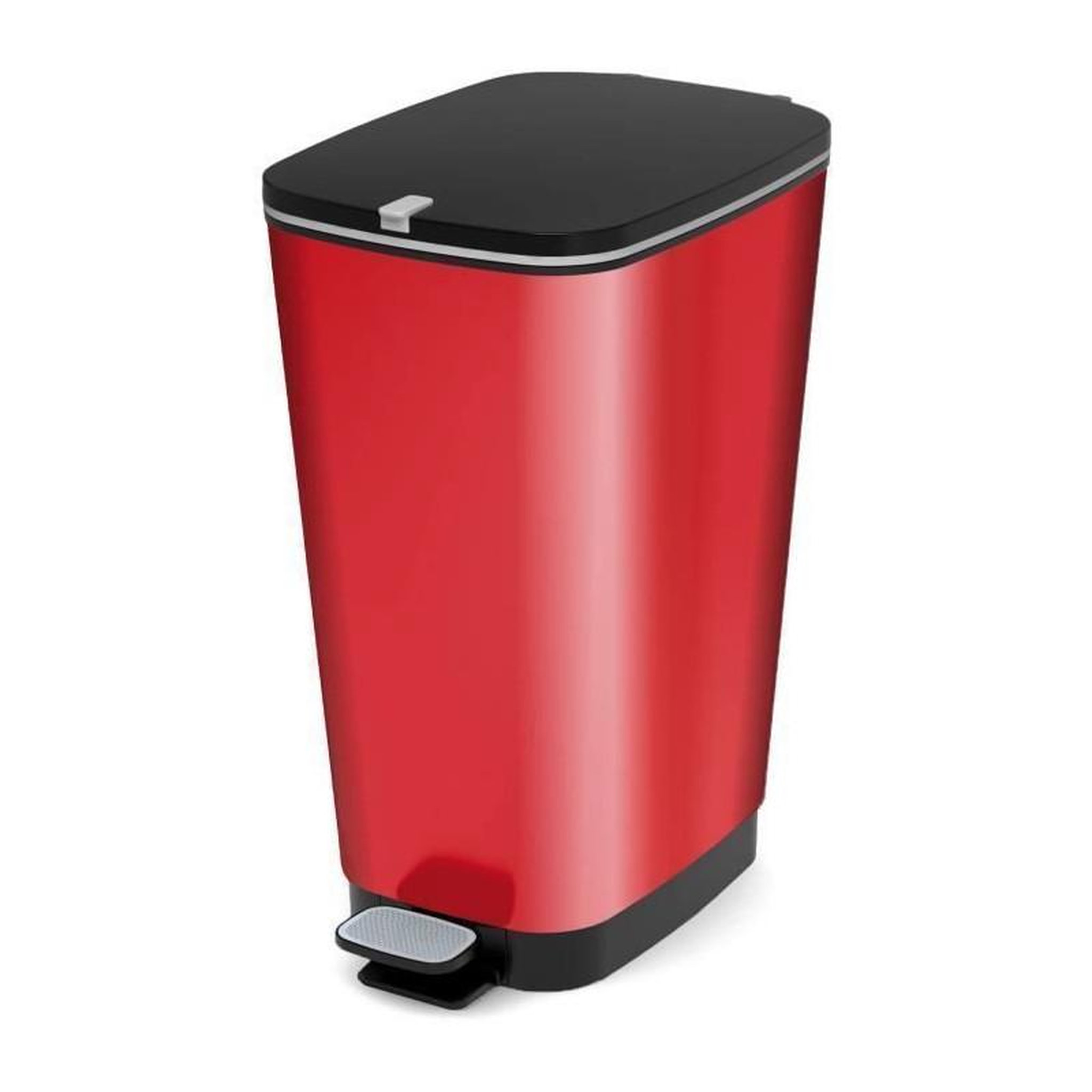 Voir la diapositive 2 : KIS KIS Poubelle a pédale Chic Bin Style - 42.5L - Rouge