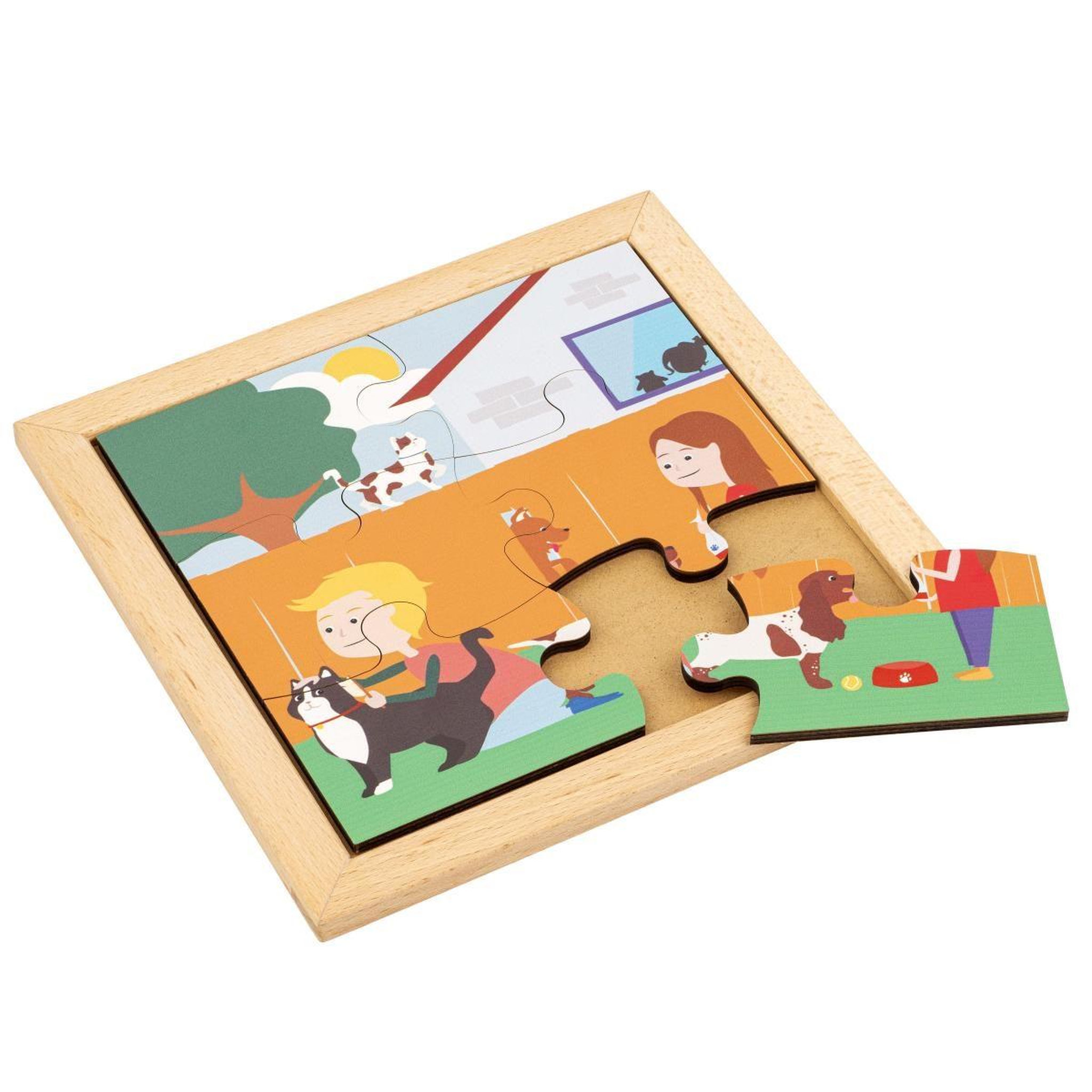 EDUCO Tout-petit - le jardin — 6 pièces de puzzle