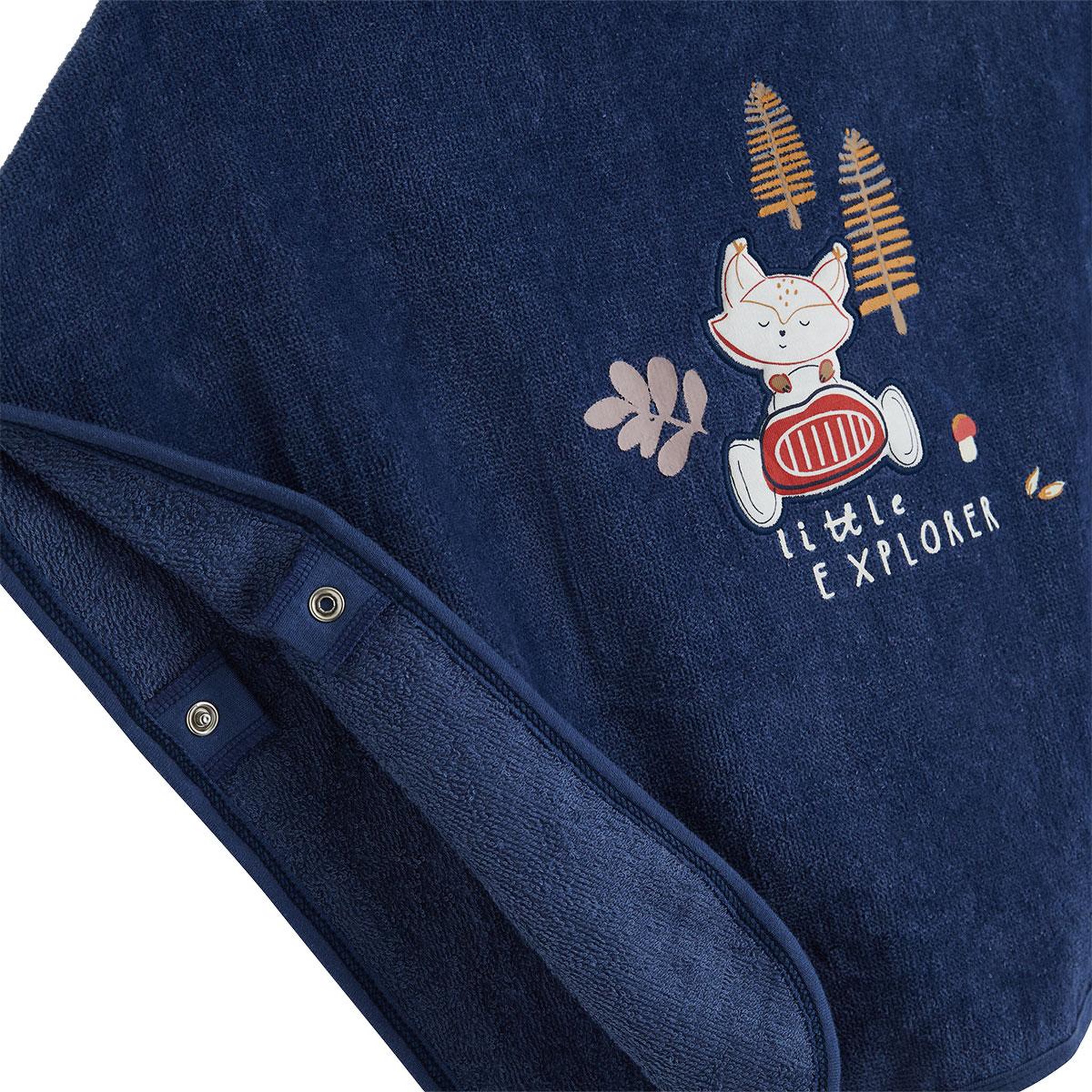 Voir la diapositive 3 : Petit Béguin Poncho de bain bébé emile