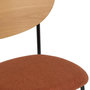 Voir la diapositive 3 : ATMOSPHERA Lot de 2 Chaises Design  Jaisa  81cm Ambre