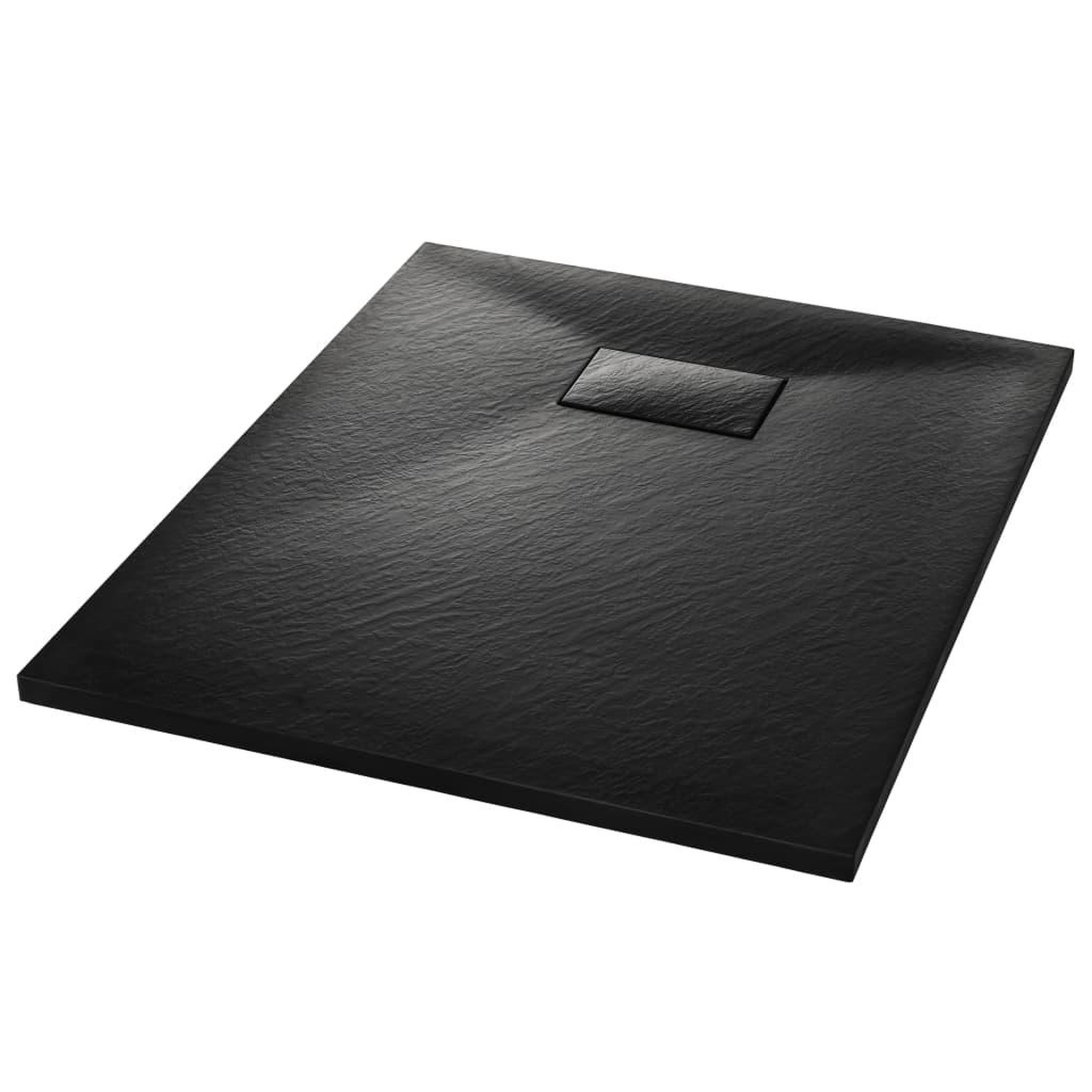 Voir la diapositive 2 : VIDAXL Bac de douche SMC Noir 90 x 70 cm