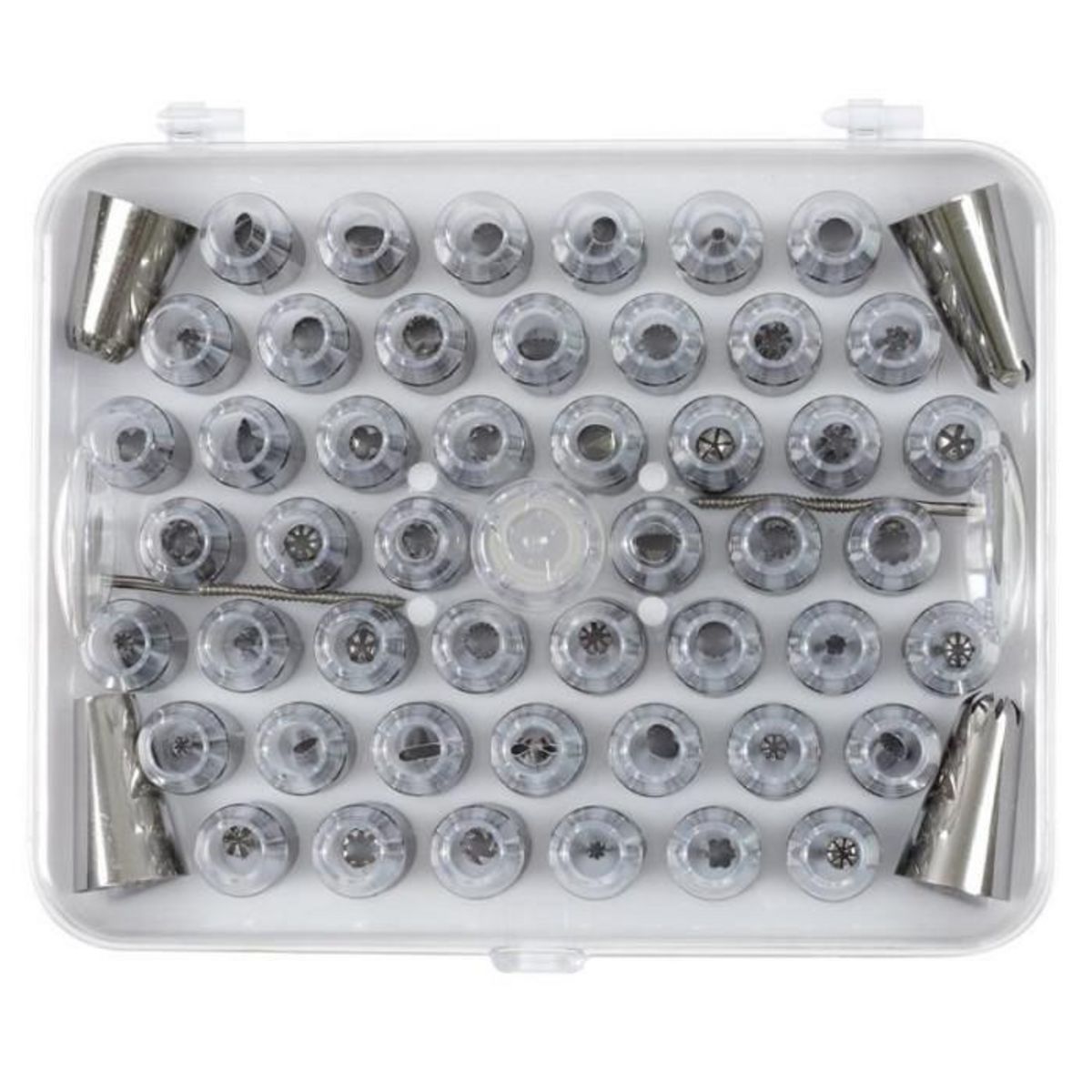 Paris Prix Lot de 50 Douilles & Accessoires  Cuisine  22cm Argent