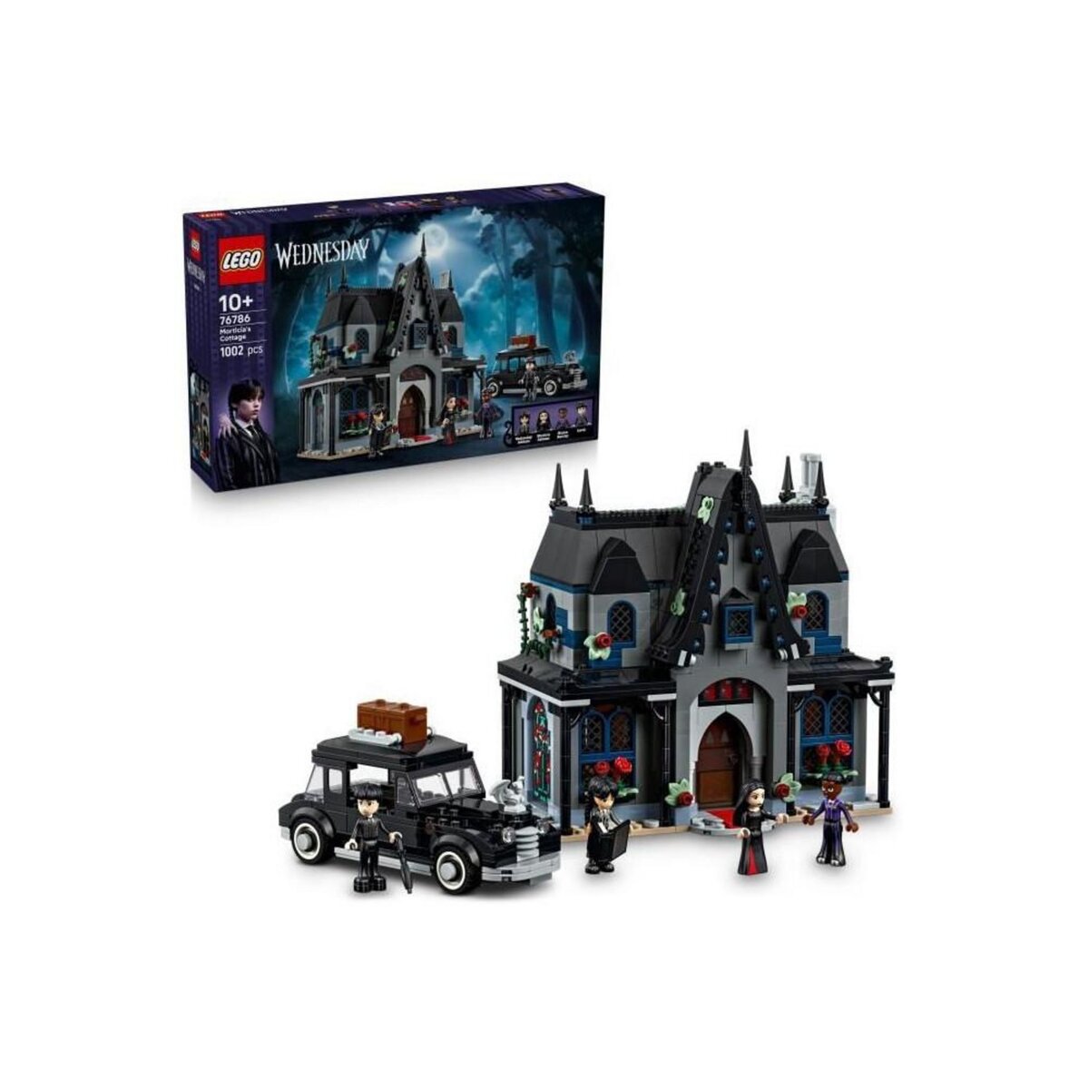 LEGO LEGO Mercredi 76786 Le Manoir de Morticia - Jeu de Construction des 10 ans - Mini-Poupées