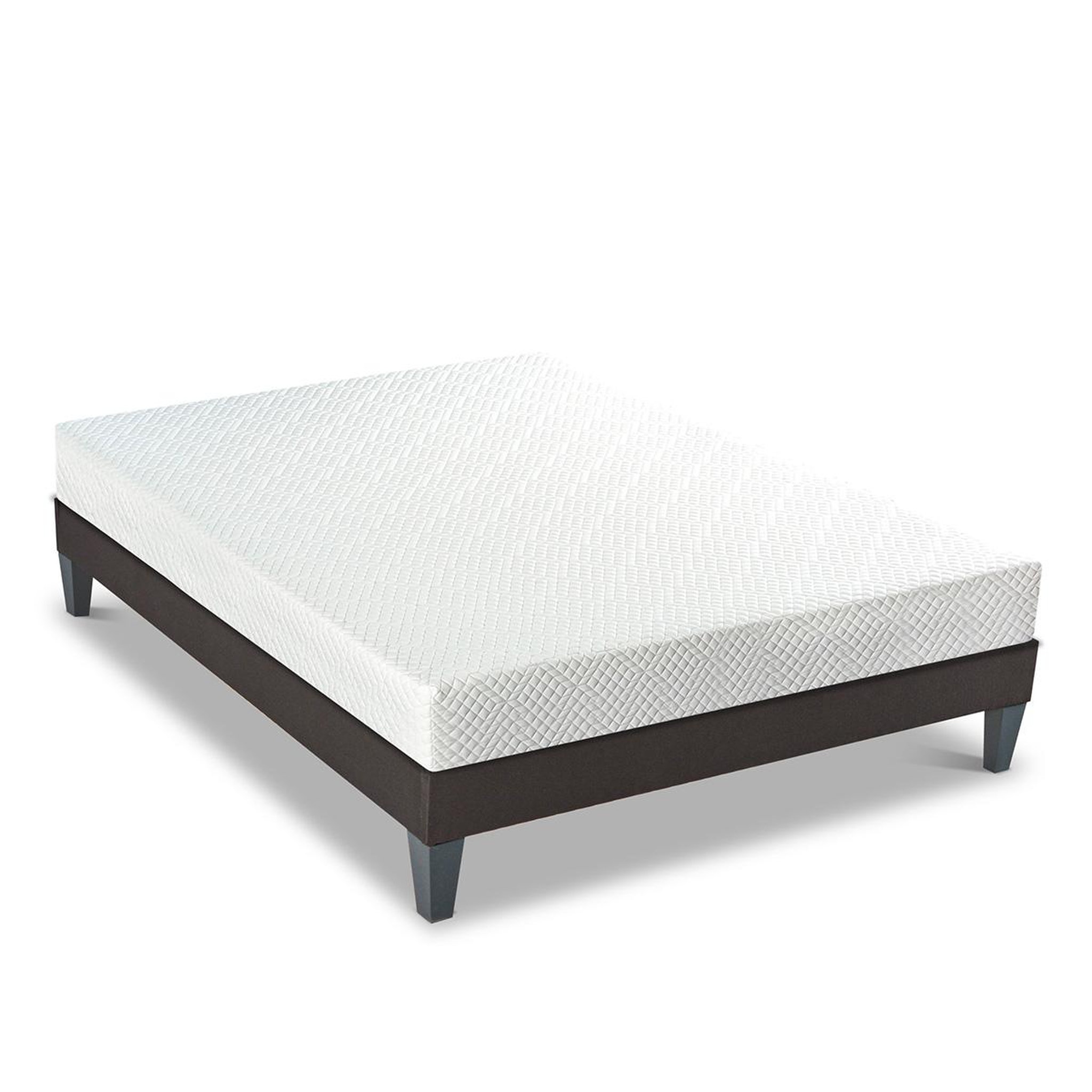 Voir la diapositive 3 : BELLECOUR Bellecour literie | ensemble absolu | matelas mémoire de forme + sommier bois