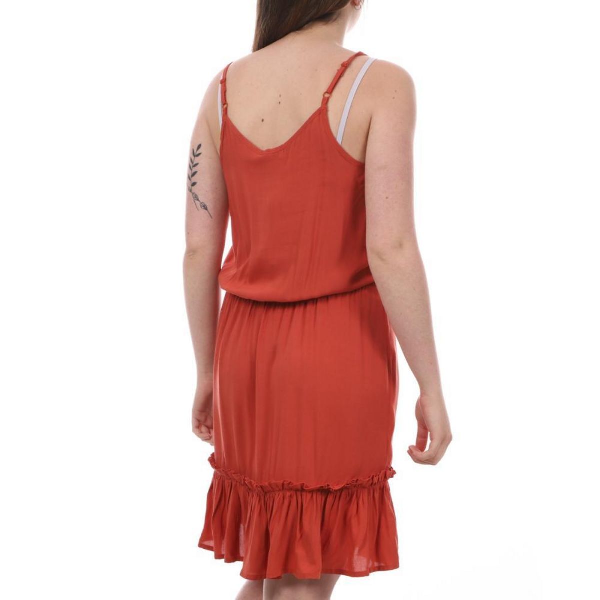 SUBLEVEL Robe Terracotta Femme Sublevel
