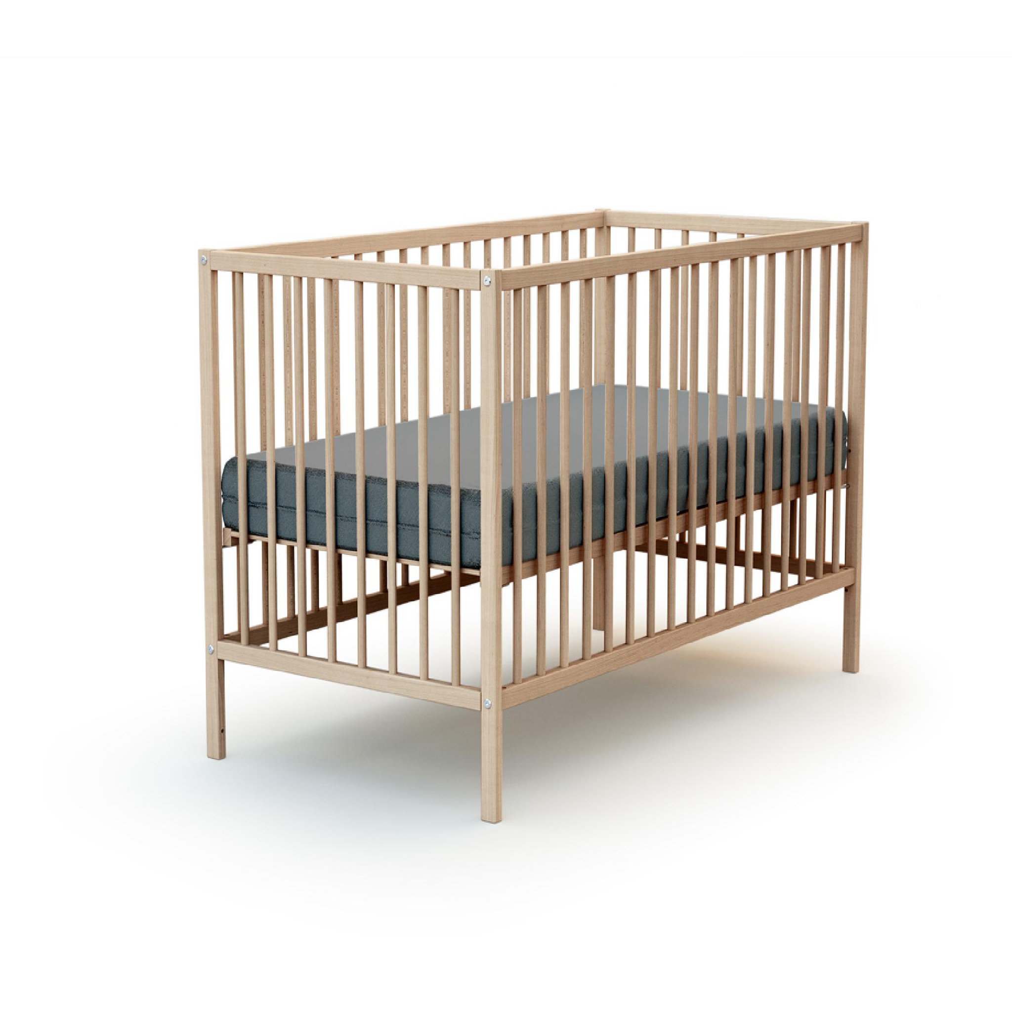 Voir la diapositive 3 : AT4 Chambre bébé lit et table à langer en bois