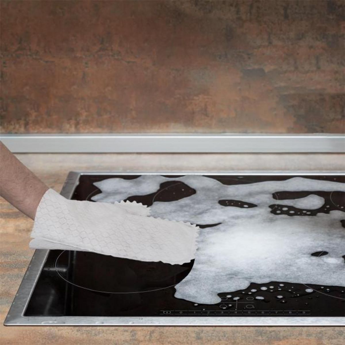 Paris Prix Lot de 5 Gants Dépoussiérants  Ménage  22cm Blanc