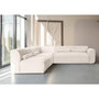 Voir la diapositive 4 : BEST MOBILIER Felix - canapé modulable d'angle gauche 5 places en tissu texturé