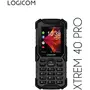 Logicom Téléphone portable Xtrem 40 Pro Noir 4G