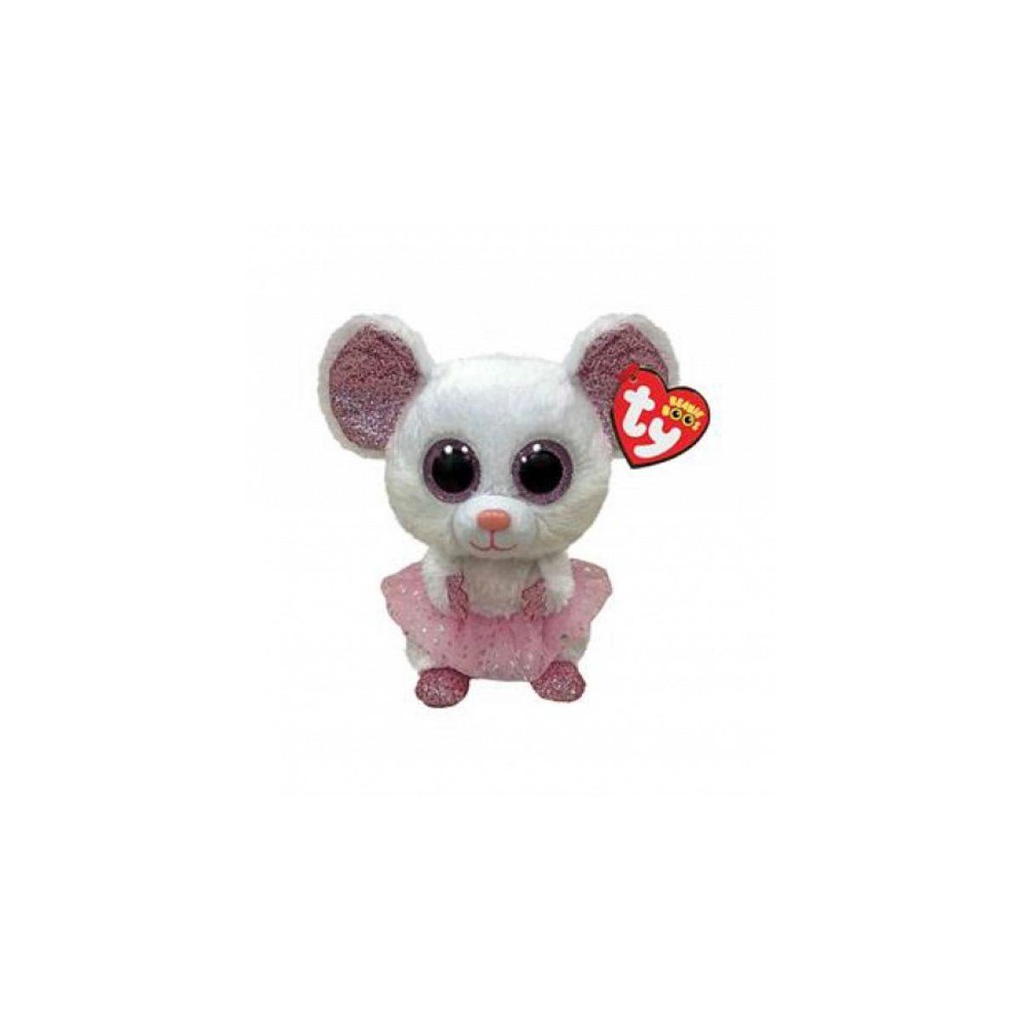 Voir la diapositive 1 : Ty Beanie boos small nina la souris