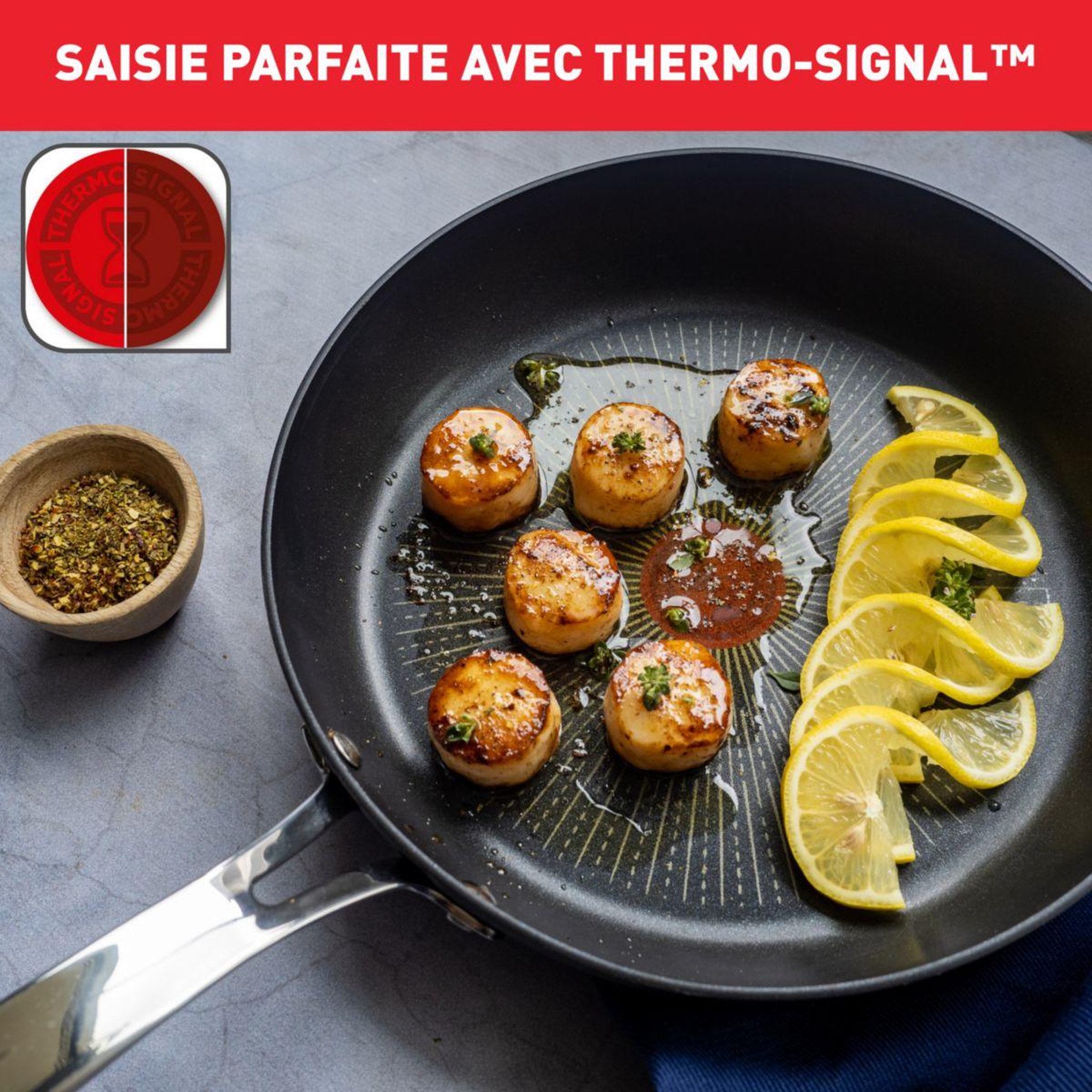 Voir la diapositive 3 : TEFAL Poêle unlimited premium diam28cm g2560602