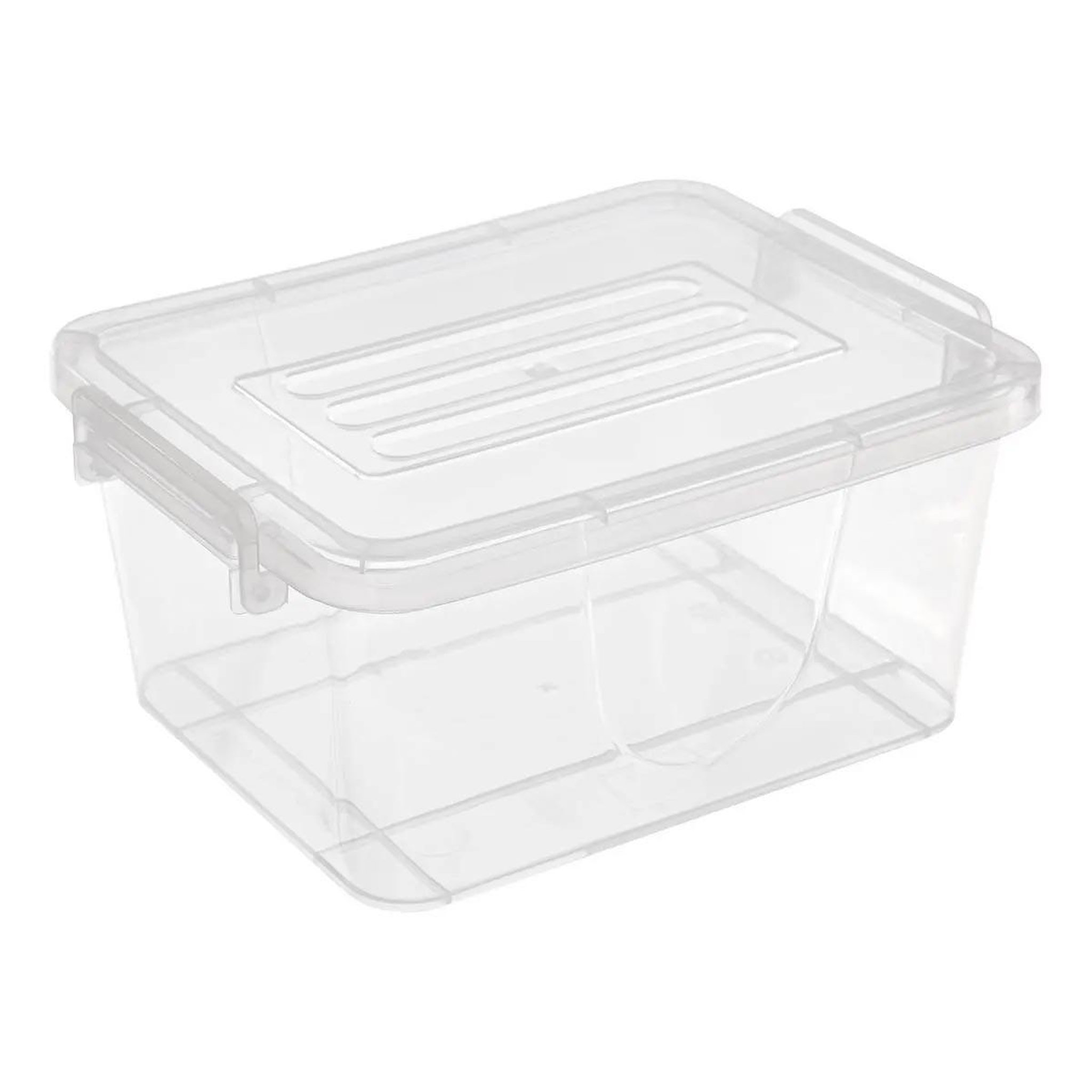 FIVE Lot de 5 boîtes de stockage  clippy  5l transparent