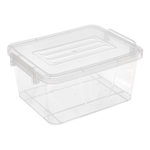 FIVE Lot de 5 Boîtes de Stockage  Clippy  5L Transparent