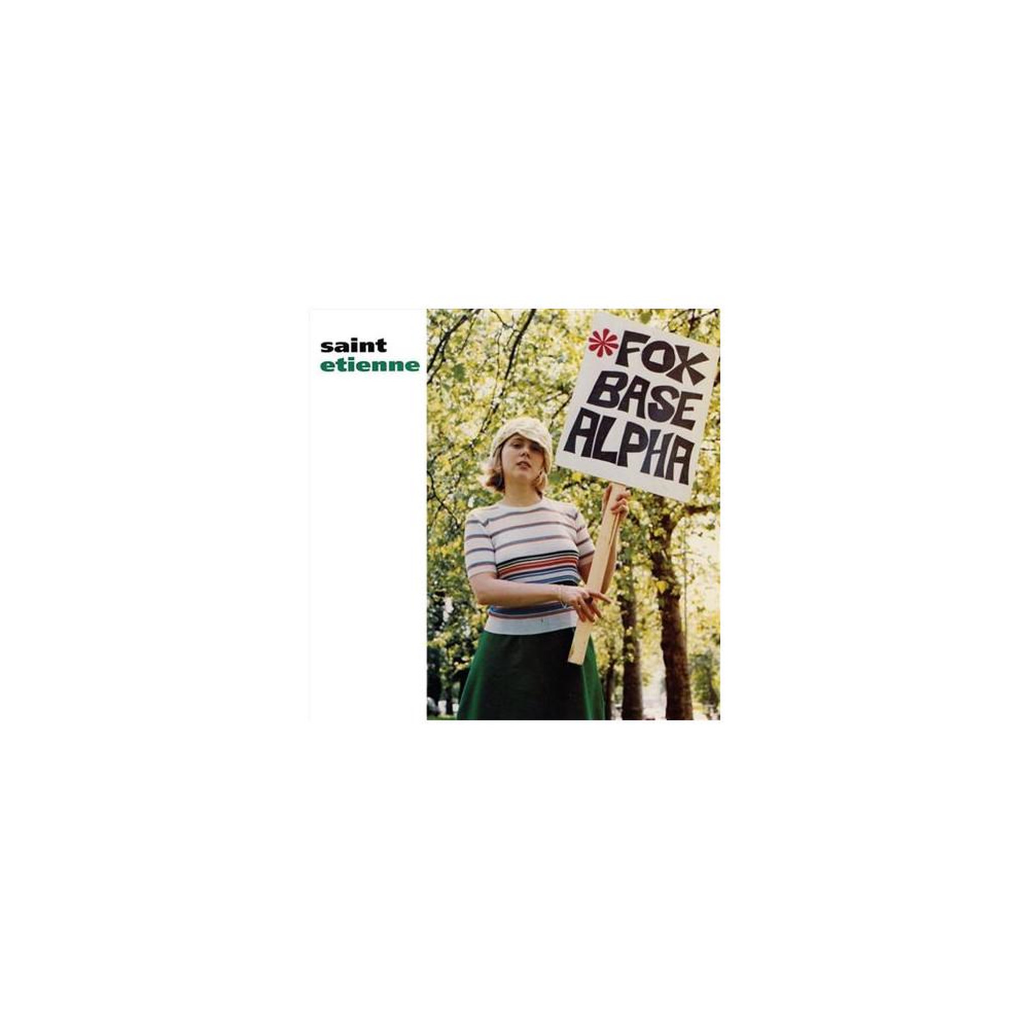 Vinyle saint etienne foxbase alpha édition limitée blanc 33 tours stéréo