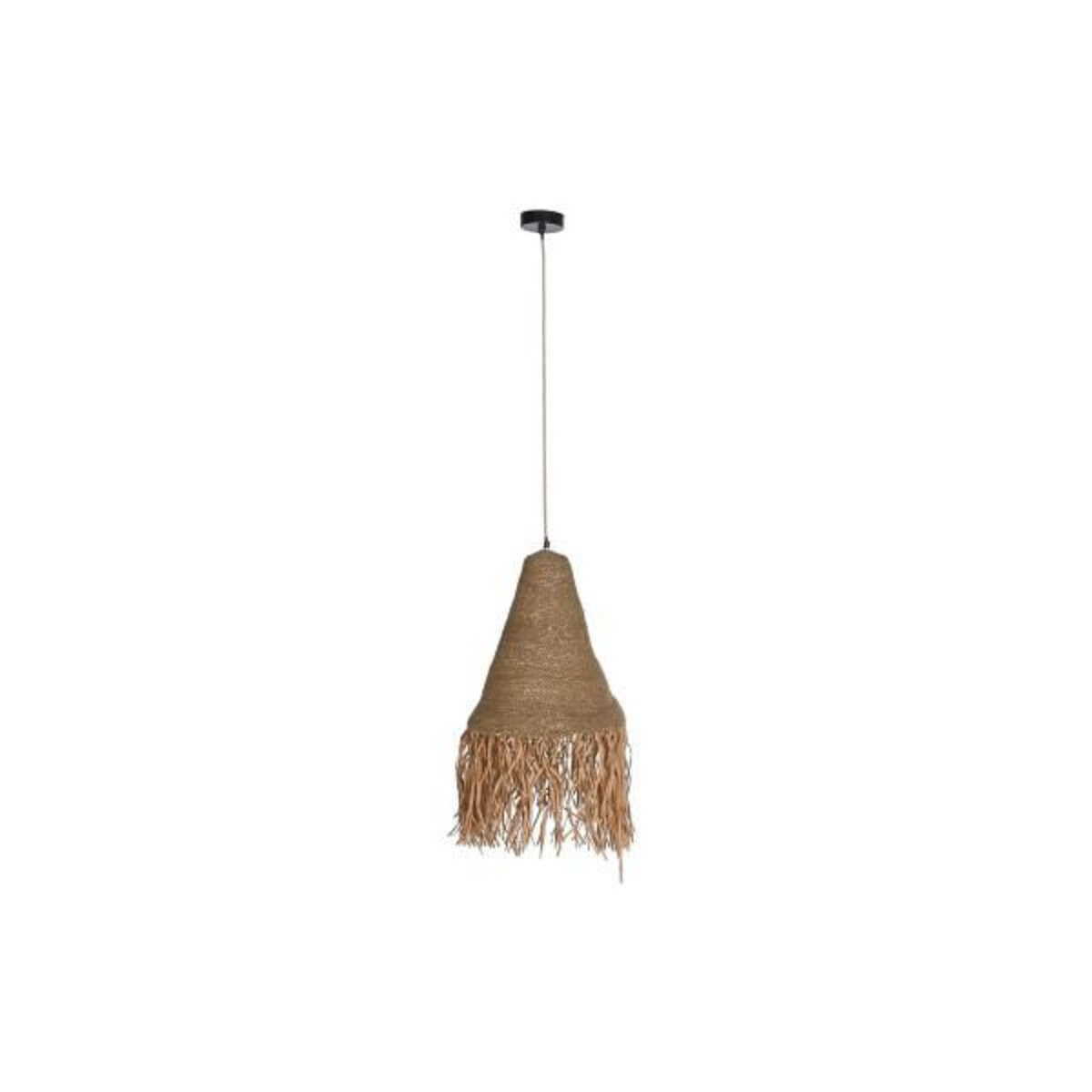 MARKET24 Suspension DKD Home Decor Naturel Fer 50 W Jute (44 x 44 x 67 cm)