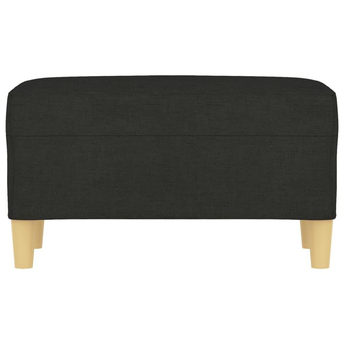 VIDAXL Banc Noir 70x35x41 cm Tissu