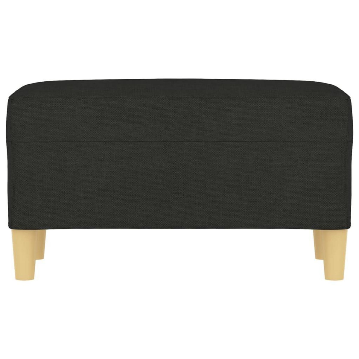 VIDAXL Banc Noir 70x35x41 cm Tissu