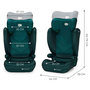 Voir la diapositive 6 : KINDERKRAFT Siège auto évolutif rehausseur 2en1 I-SPARK i-Size 100-150 cm