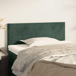 VIDAXL Tete de lit Vert fonce 100x5x78/88 cm Velours