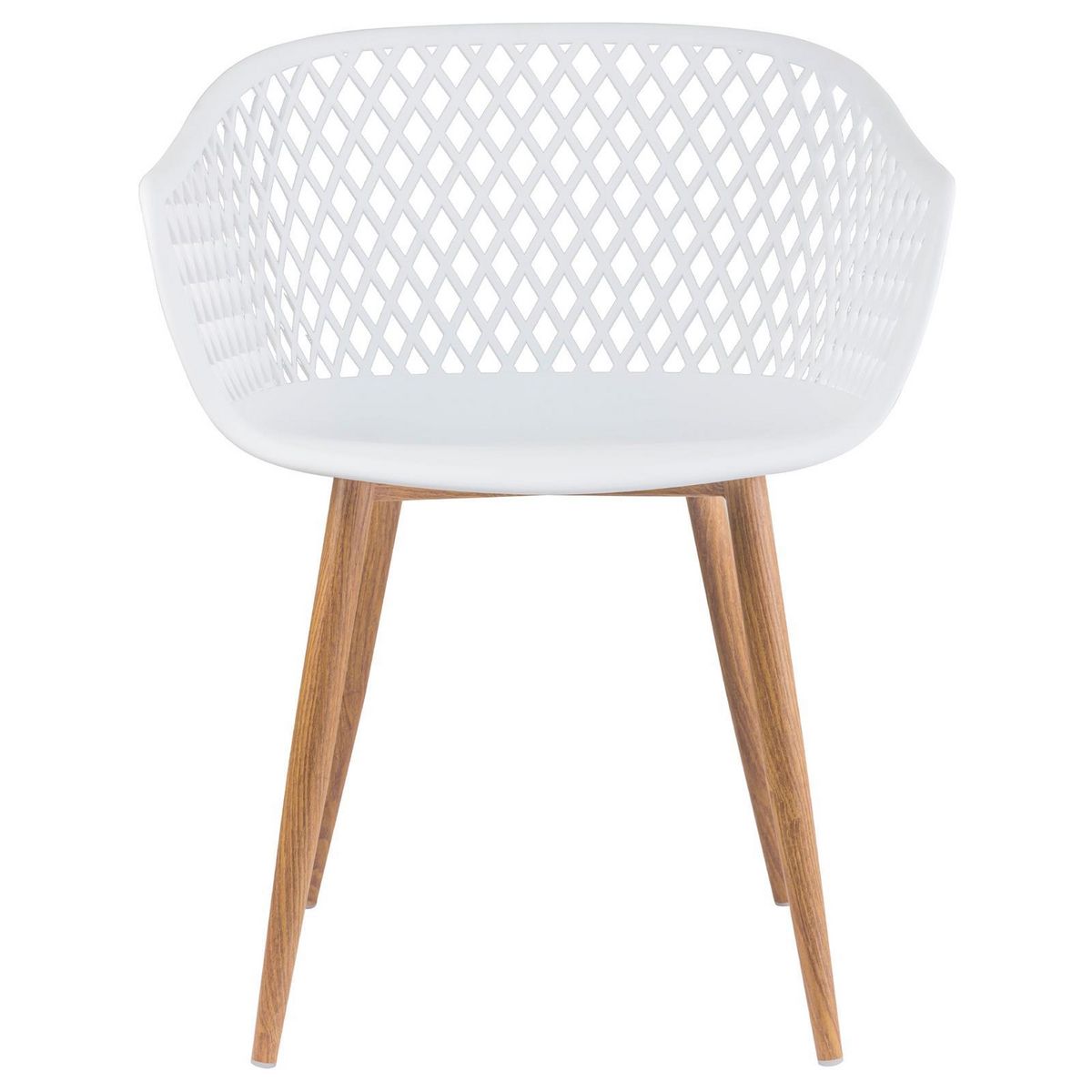 IDIMEX Lot de 4 chaises MADEIRA style scandinave, pieds en bois