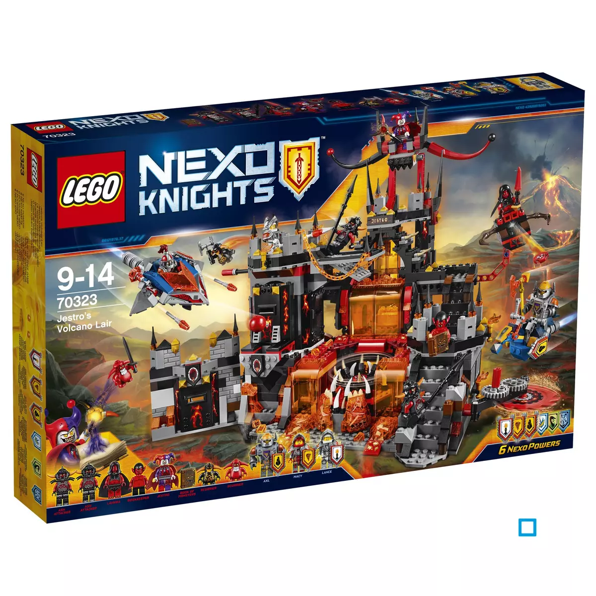 LEGO Nexo Knights 70323 - Le repaire volcanique de Jestro