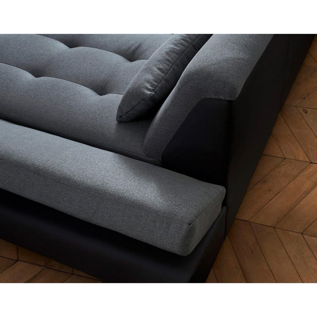 LISA DESIGN Vermont - canapé panoramique d'angle gauche - 7 places - xxl