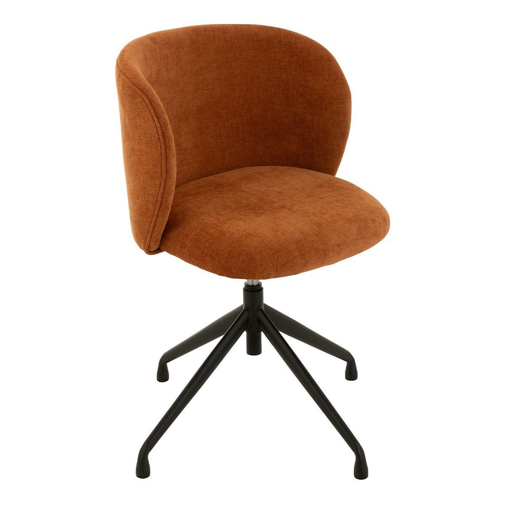 J-LINE Chaise pivotante design  gena  56cm rouille