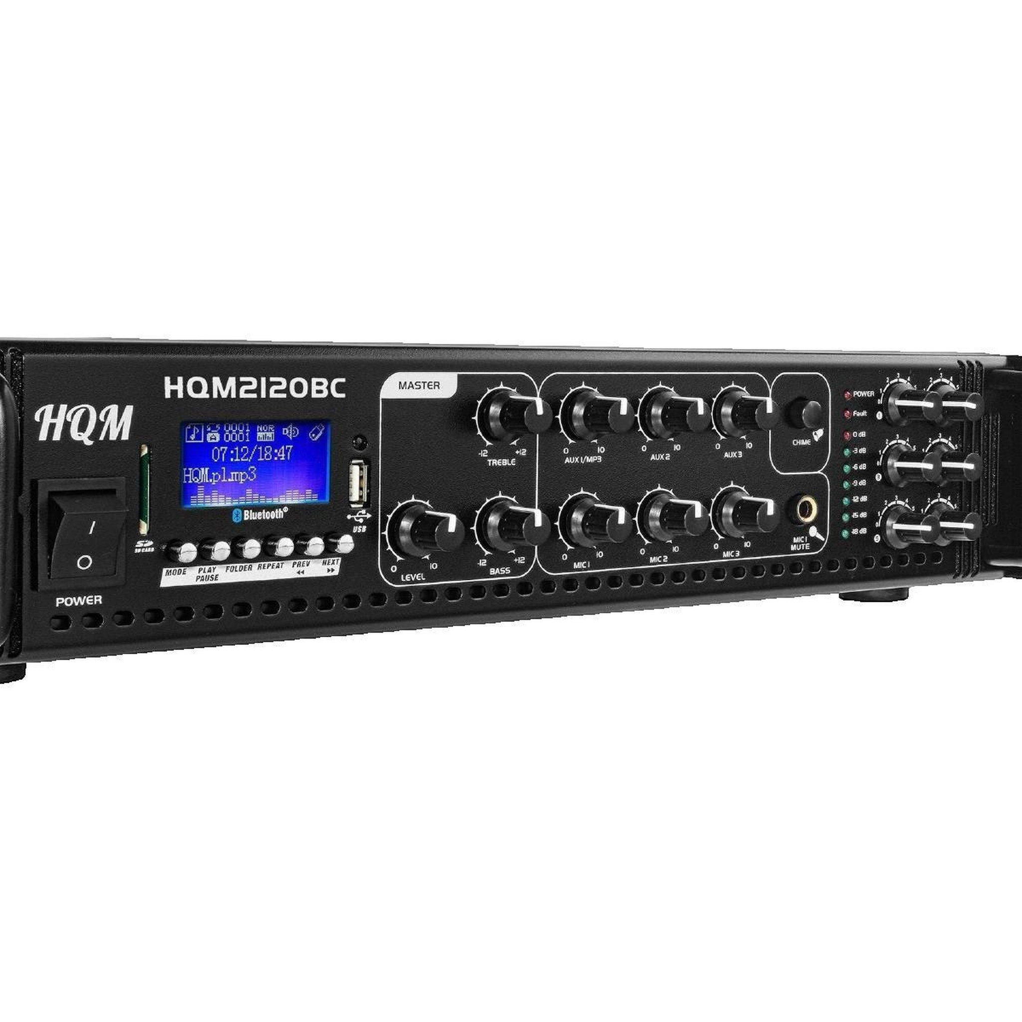 Voir la diapositive 2 : HQ4 Amplificateur HQM HQM2120BC 120W RMS