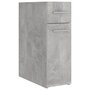 Voir la diapositive 2 : VIDAXL Armoire d'apothicaire Gris beton 20x45,5x60 cm Bois ingenierie