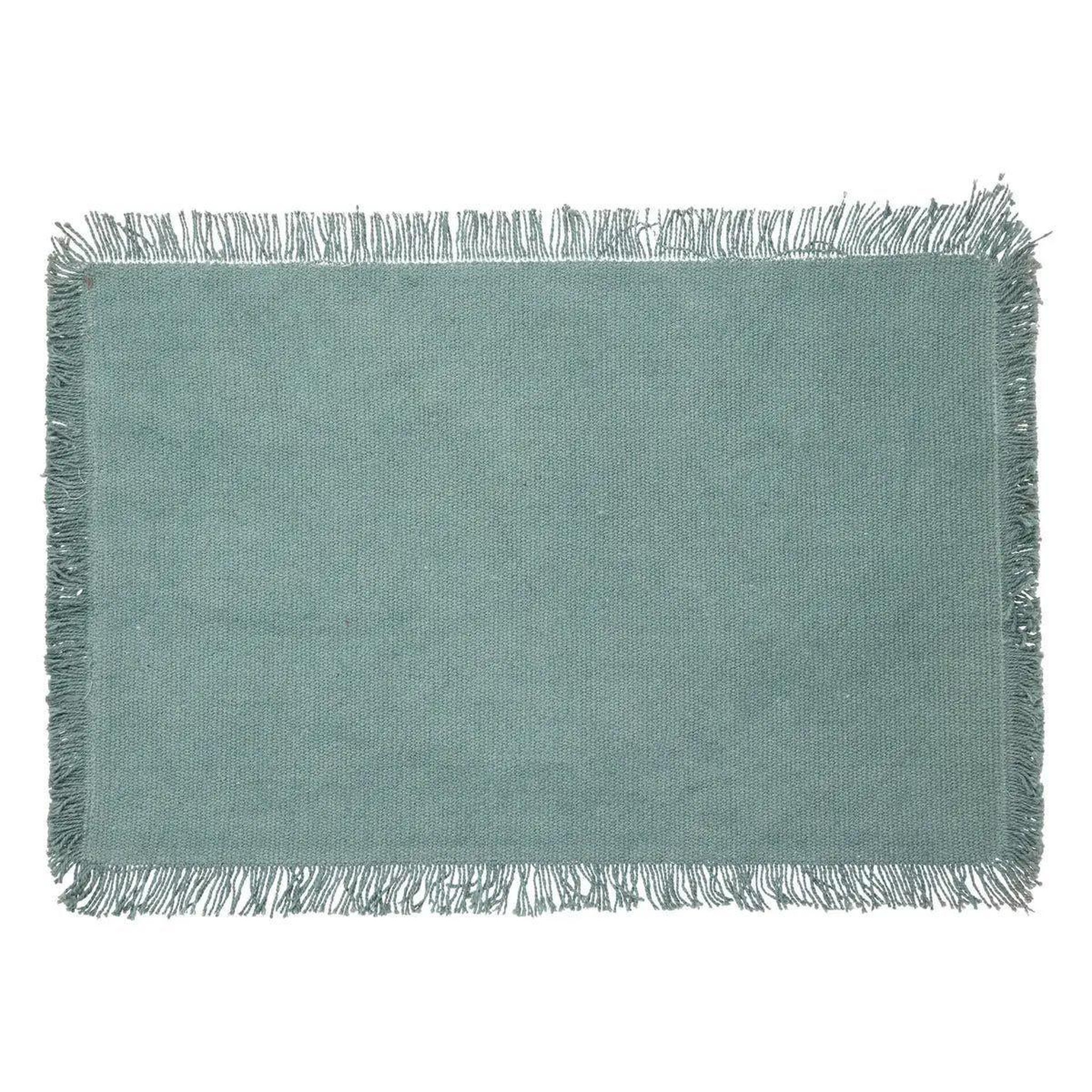 SECRET DE GOURMET Set de table déco  maha  30x45cm vert céladon