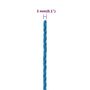 Voir la diapositive 6 : VIDAXL Corde de travail Bleu 3 mm 250 m Polypropylene