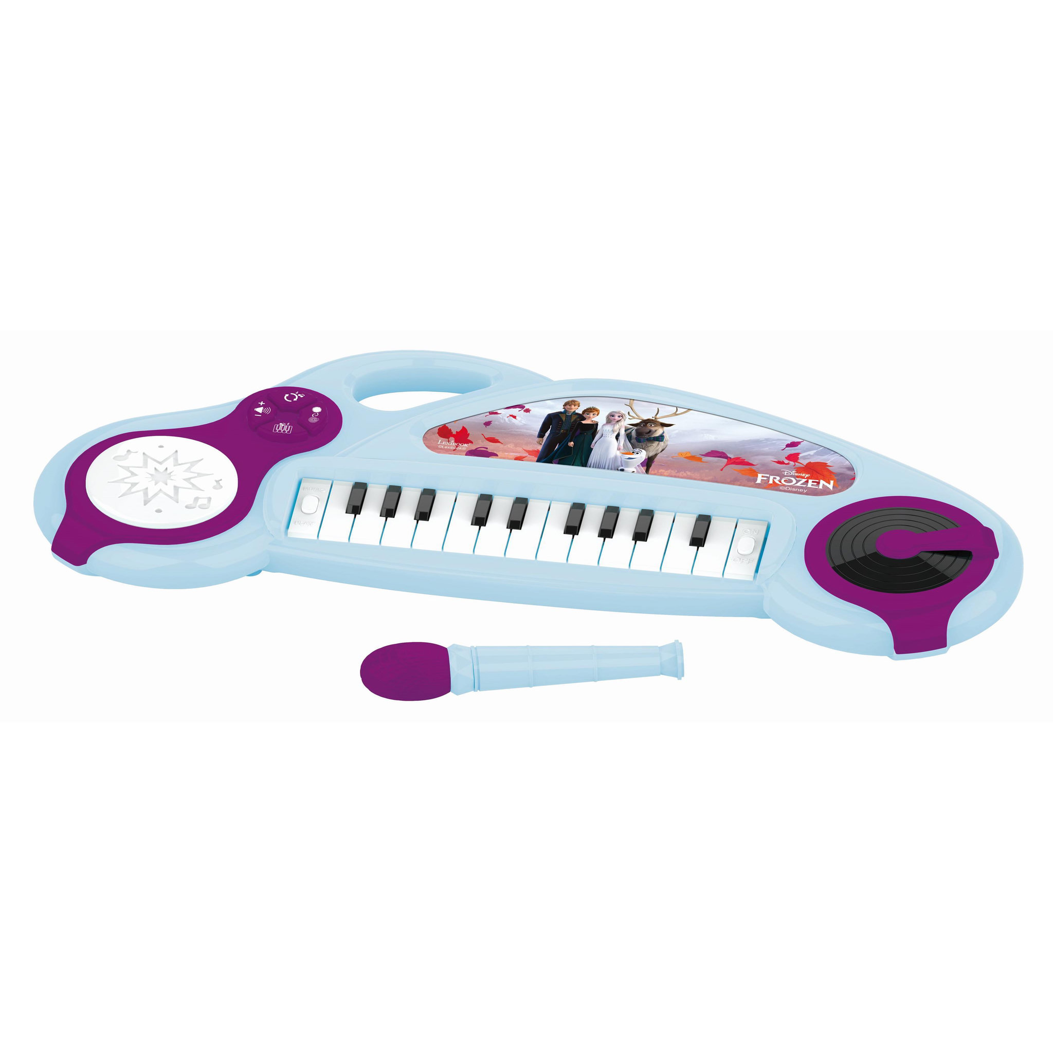 Lexibook Piano électronique La Reine des Neiges avec effets lumineux et microphone
