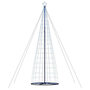 Voir la diapositive 6 : VIDAXL Arbre de Noël lumineux conique 1534 LED bleu 503 cm