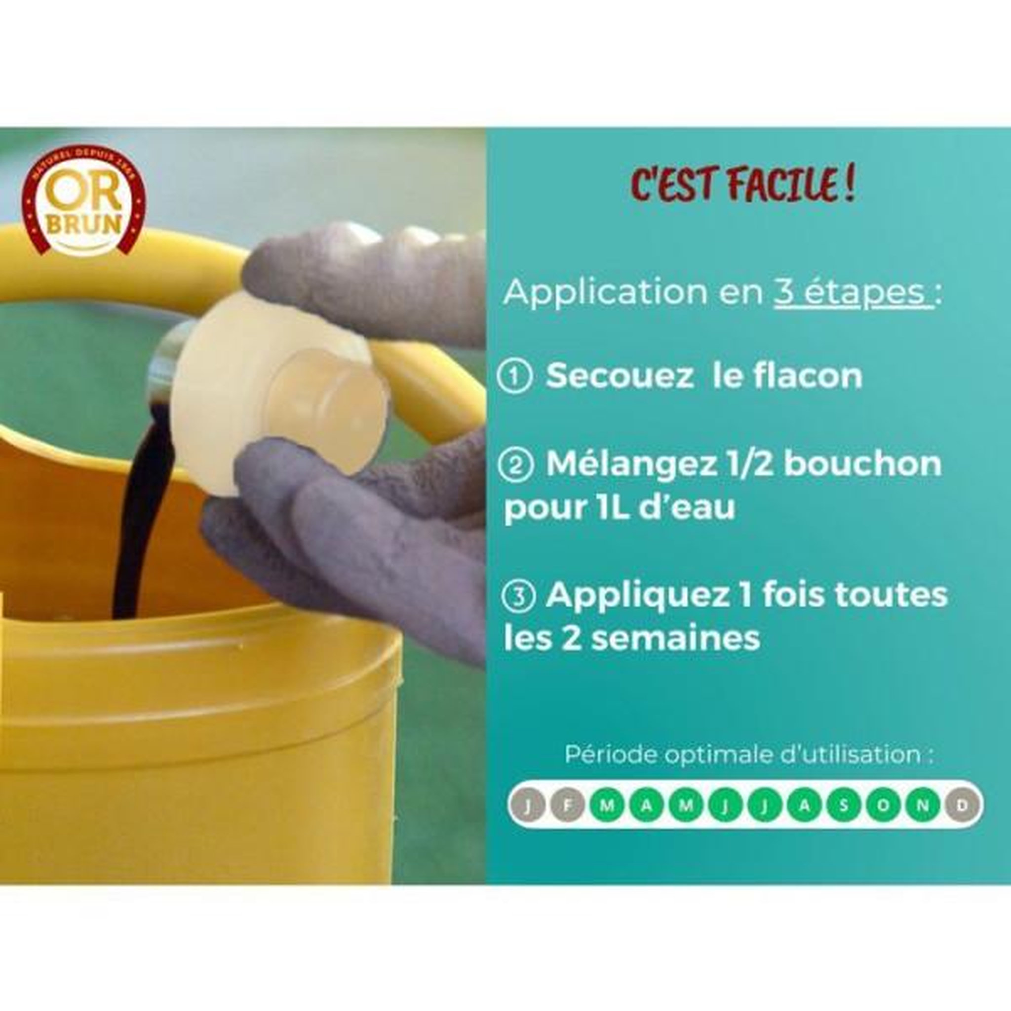 Voir la diapositive 6 : OR BRUN Engrais bonsais - or brun - obreclbonsai250 - 250 ml - améliore et favorise la croissance - fabriqué en france
