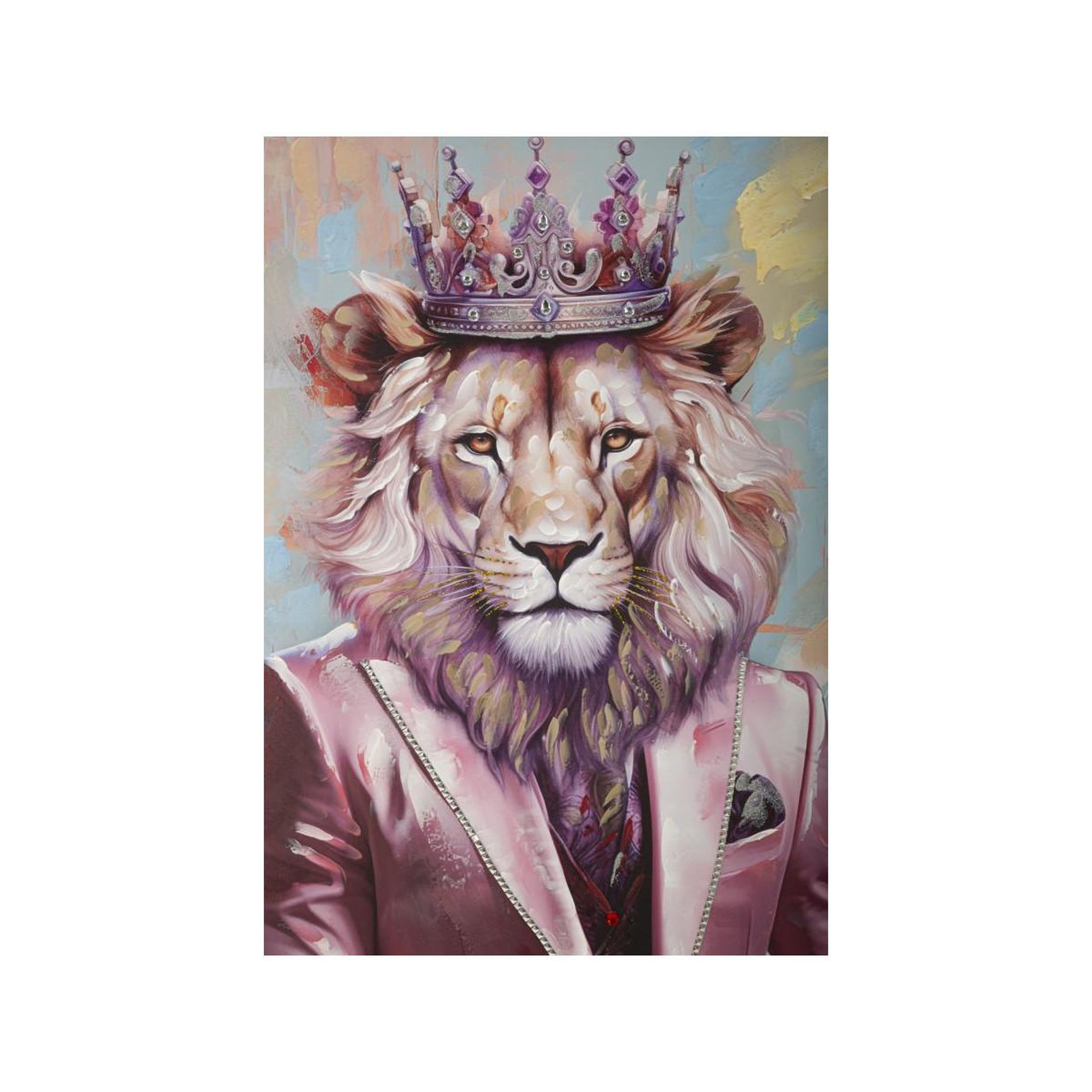 Voir la diapositive 3 : Paris Prix Tableau imprimé déco  king  82x122cm multicolore