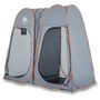 Voir la diapositive 2 : VIDAXL Tente d'intimite gris et orange escamotable impermeable