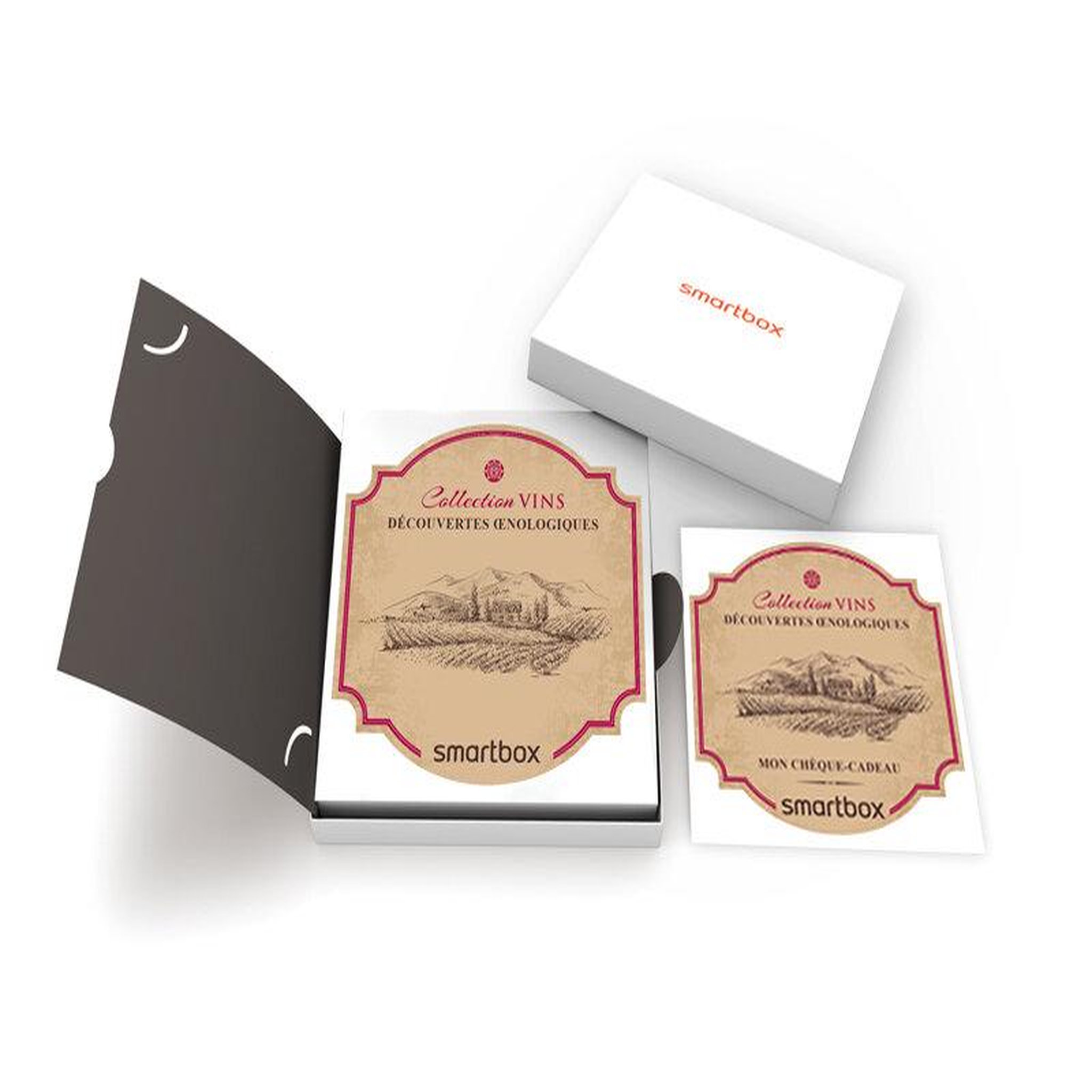 Voir la diapositive 2 : Smartbox Découvertes œnologiques - coffret cadeau gastronomie